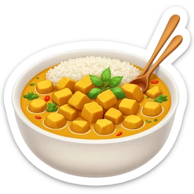 curry chawal sticker