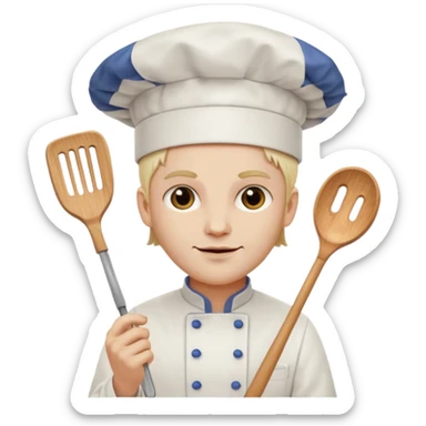 LUCIFER ON CHEF sticker