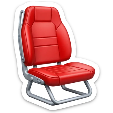 Generate an Airbnb category syle icon of a broken football seat sticker