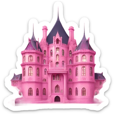 A magnificent palace in pink sticker