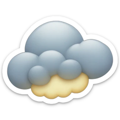 windy cloud sticker
