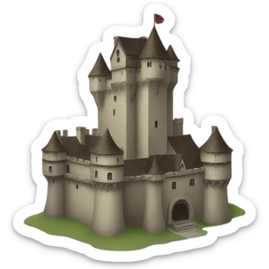 CASTLE MILITARY/Home/Dwelling Attack On Titan sticker