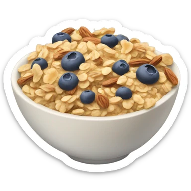 bowl of muesli sticker