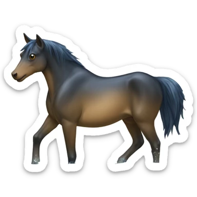 kelpie: Water-dwelling shape-shifting creatures that often appear as horses and lure unsuspecting victims into the water  sticker