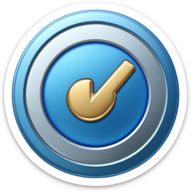 Make me a Instagram blue tick emoji full realistic more like genuine verified badge sticker