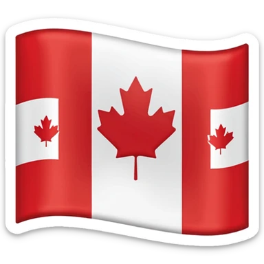 Red ensign flag Canada sticker