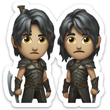 blade of evils bane sticker