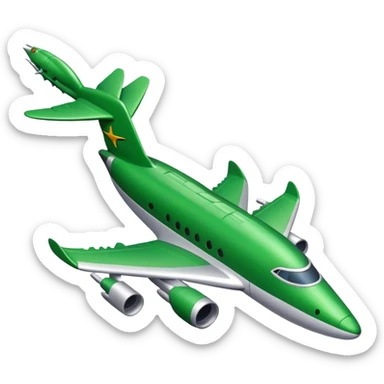 Eine Mischung aus einem Krokodil und einem jet sticker