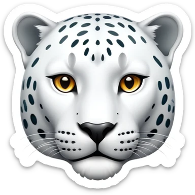 white Jaguar sticker