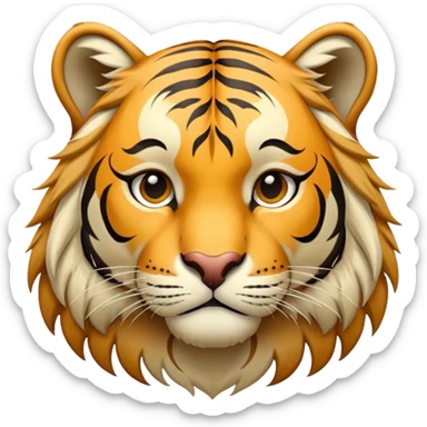 Windy tiger sticker