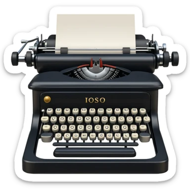 Typewriters were mechanical or electromechanical devices used for writing before the invention of modern computers and word processors. By pressing the keys, letters and characters were stamped onto paper with ink from a ribbon sticker