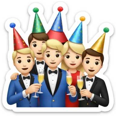 Jewish person eating black person sticker