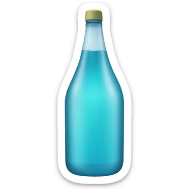 Una botella de agua  sticker