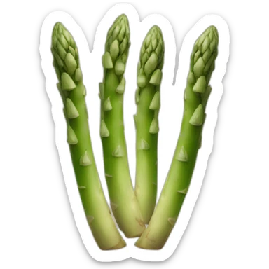 sentient asparagus sticker