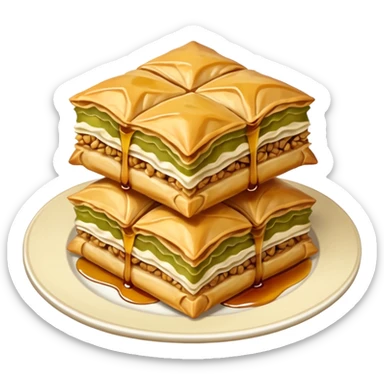 turkish dessert sticker