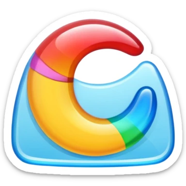 Plastic pic  sticker