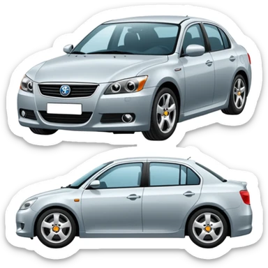 Make a car number plate say this BGZ9007 and make the car there to sticker