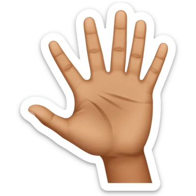 une main qui dit stop et on peut voir l'homme derriere sticker
