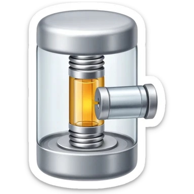 tiny glass fuse with metal caps. sticker