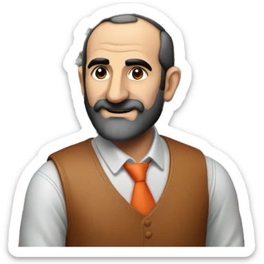 Pashinyan with Armenian flag FLORIST sticker