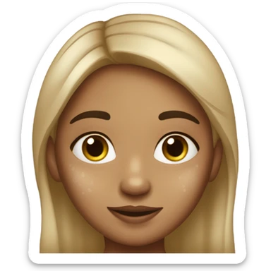 Hyperpigmentation girl  sticker