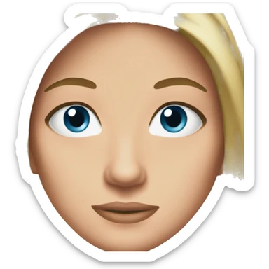 Rachel Green friends light blue eyes sticker