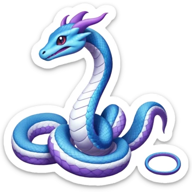 Seviper-Dragonair-Dratini-Snake-hybrid, full body, no legs sticker