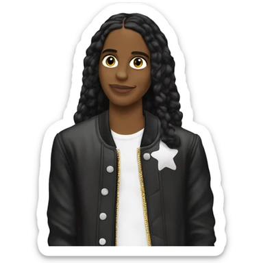 Asap rocky and Lana del ray sticker