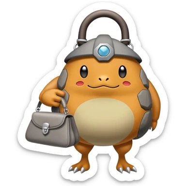 Sassy regirock with a handbag sticker