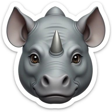 cinematic-noble-rhinoceros-portrait-emoji,-poised-and-regal,-with-a-massive,-powerful-build-and-a-thick,-armored-hide-of-slate-gray,-deep-set-soulful-piercing-eyes,-simplified-yet-sharp-and-sophisticated-features,-highly-detailedlarge black eyes sticker