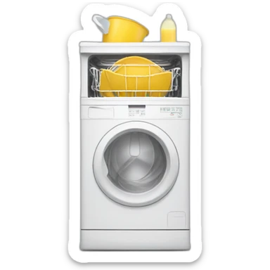 Dishwasher-perspective-white sticker