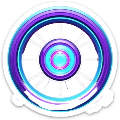 Futuristic glowing portal badge icon, circular emblem, neon blue and purple energy ring, subtle particles and light cracks, Level 01 text, sci-fi web3 game UI style, high detail, centered, dark background, 3D game asset, sharp and minimal sticker