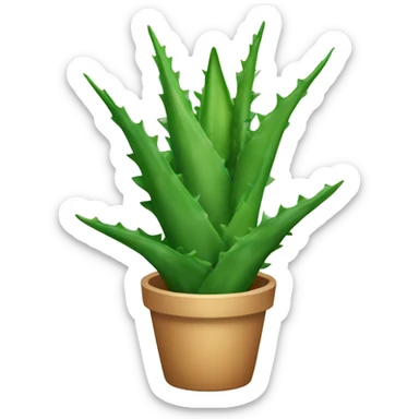 aloe vera pequeño  sticker
