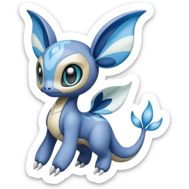 Meloetta-Cresselia-Palkia-Stitch-Fakémon-creature-hybrid sticker