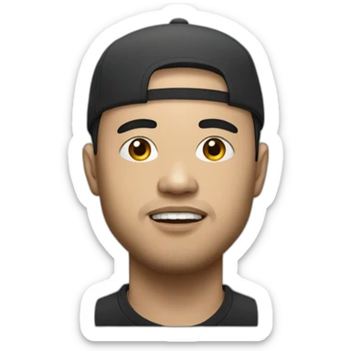 mac ova seas Chinese rapper sticker