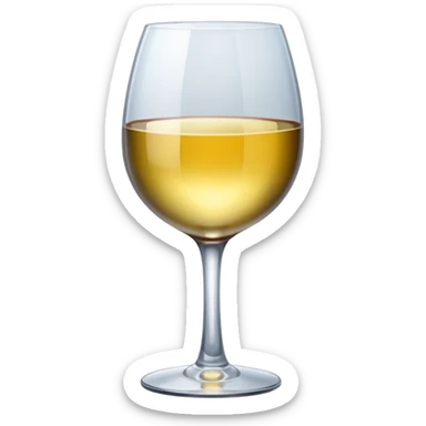 wine glass sticker