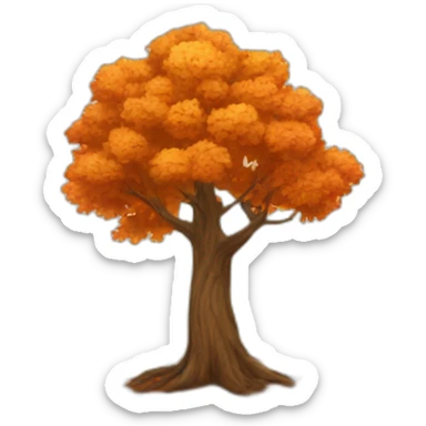 autumn tree gif sticker