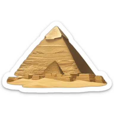Egypt pyramid sticker