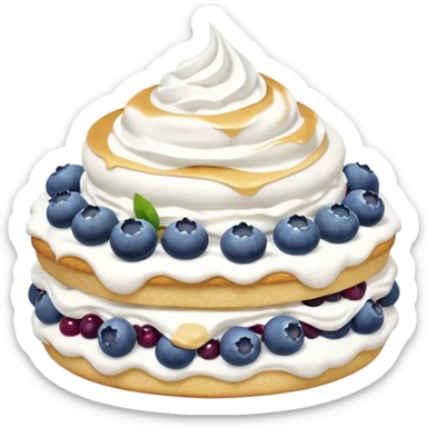 blueberry shortcake sticker