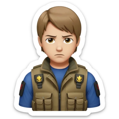 Leon Kennedy from resident evil 4 sticker
