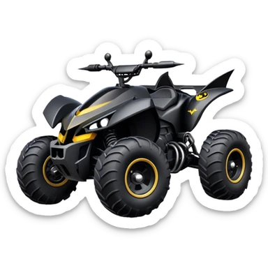 batmobile atv raptor 700 sticker