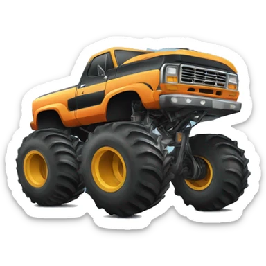 Big monster truck sticker