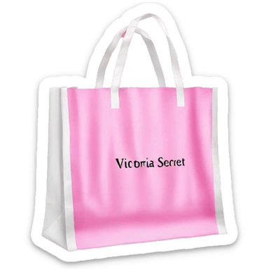 Victoria’s Secret shopping bag sticker