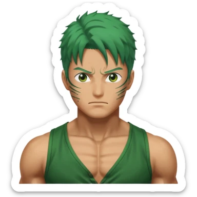 Roronoa zoro one pice sticker