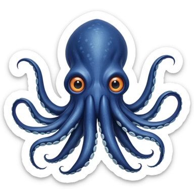 Giant Squid – Huge squid with long curling arms sticker
