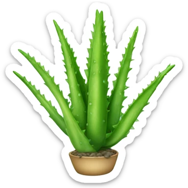 Aloe vera sticker
