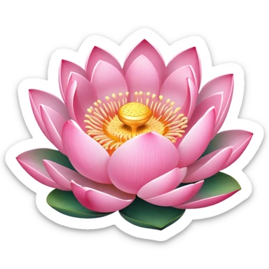 Donate lotus sticker