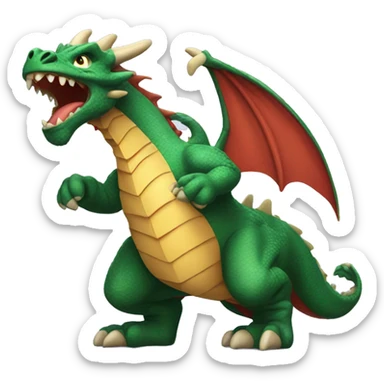 Dragon furioso sticker