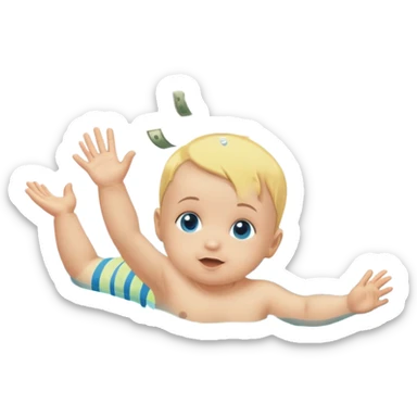 Nevermind album cover sticker