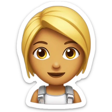 Chica PinyPon científica  sticker